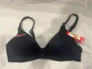 Berlei Ladies Barely There Ladies Maternity Bra size 14B Colour Black NWT