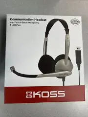 Koss 178188 USB Connector Supra-aural On-Ear Over-the-Head Stereophone Headset