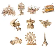 Robotime Classic 3D Wooden Puzzle Kit - Hot Air Balloon