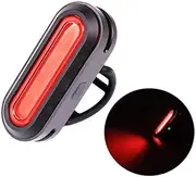 Flashlight Cob Red Warning Light Bicycle Taillight Work Lamp Portable USB Rechargeable with 6 Modes Multifunction Flashlight Torch,A,A