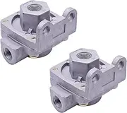 Air Brake Quick Release Valve 229859 Replaces Bendix QR-1 Quick Release Valve 3/8" NPT 229859X 229859N,Compatible with Mack Truck 745-229859 2 Packs