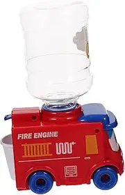 ifundom Fire Engine Mini Water Dispenser Cute Water Fountain for Encourages Healthy Drinking Habits for Play Kitchen and Mini House