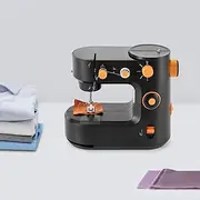 Sewing Machines Mini, Portable Sewing Machine for Beginner with 16 Built-in Stitches and Reverse Sewing, Multi-Function Mending Machine Small with Accessory Kit Pedal for Family Children's Day (Black)