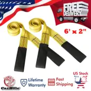6ft x 2in Recovery Sling Lift Tow Strap Rope Chain Lifting Hoist 9000LBS Max Web