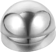 Stainless Steel Mirror Balls Set of 2 Polished Half Hollow Balls Gazing Garden Sphere for Decorative Use