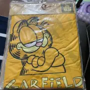 Garfield the Cat Child's Poncho with Hood Vinyl New Sealed Orange 1999