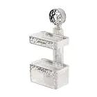 Ventilated Soap Holder Bathroom Organizer Storage Rack with Suction Cup Shelf