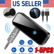 USB Wireless Bluetooth 5.0 Transmitter Receiver for Car Music Audio Aux Adap lot
