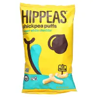 在飛比找iHerb優惠-[iHerb] Hippeas 鷹嘴豆泡芙，全素白切達乳酪，