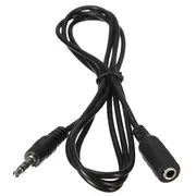 5PCS 1.5M 3.5mm Male to Female Stereo Audio Headphone Extension Cable