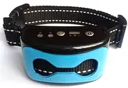 Dog Bark Collar Rechargeable Bark Collar Humane No Shock Barking Collar Vibration Beep Bark Collar for Small Medium Large Dogs Rechargeable Smart Bark Collar for Dog Training, Customizable Settings,