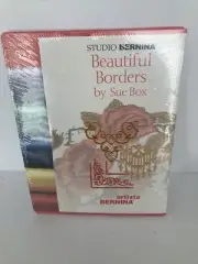 Bernina Bernette ART Embroidery Design Card #527 Beautiful Borders Sue Box *NEW
