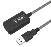 在飛比找Yahoo!奇摩拍賣優惠-【AQ】USB 2.0 訊號增強線 20米 20M 延長線 