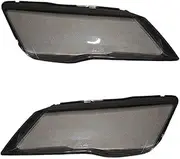 CLZCNQLX Headlamp Shell Transparent Lampshade Headlights Cover Lens Lamp Cover Glass Shade Compatible for Audi A7 RS7 2011 2012 2013 2014(with line a Pair)