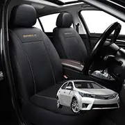 Car Seat Cover for Toyota Corolla 2013-2019 Sedan - Black