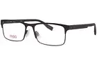 Hugo Boss HG-0293 4IN Eyeglasses Men's Matte Brown Full Rim Rectangle Shape 56mm