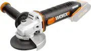 WORX WX800.9 Cordless 115mm Angle Grinder - Skin Only, Battery not included, 20V