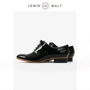 【Lewis Walt】通勤大碼復古英倫圓頭系帶低跟平底牛津鞋上班小皮鞋女