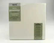 *12"x12" Blick Premier Stretched Painting Canvas with 7/8" Wooden Frame