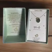 Love This LifeFamily Tree Amazonite & Heart Charm Necklace 16” Adjustable