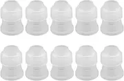 10PCS Coupler Adaptor Icing Bag Piping Nozzle Bag Cake Flower Pastry Decor Tool