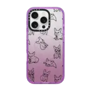 iPhone 16 Pro Impact Case MagSafe Compatible Pardon My Frenchie - Black