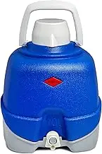 Decor Cooler Jug with Tap, 10 Litre Capacity, Blue, 28 x 28cm (10L)