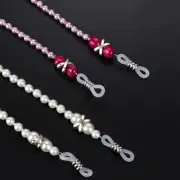 Pearl Beaded Eyeglass Chain Lanyard Eyeglasses Cord Reading Glasses Holder Rope