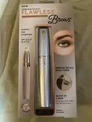 New-Sealed Finishing Touch Flawless Brows Hair Removal 18k Gold Plated