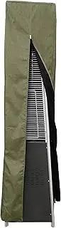 AZ Patio Heaters Square Glass Tube Patio Heater Commercial Cover in Tan