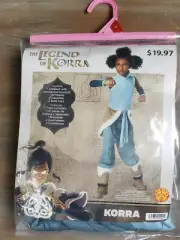 The Legend Of Korra Youth Girls Costume Size M 7/8 Rubies Halloween NWT