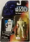 Star Wars Potf Power of the Force Stormtrooper Action Figure Red Card NOS