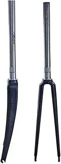 Road Bike Fork 700C Fixed Gear Bicycle Front Fork Ultralight 3K Carbon Fiber 1-1/8u201dQR 570g