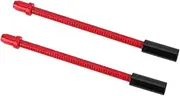 POENVFPO 1 Pair V Brake Pipe, Stainless Steel Soft V Brake Pipe Cycling for Mountain Bike Highway Bike Folding (Red)