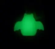 Glow In The Dark Bat Halloween Decorations Glow In The Dark Dog Toy 4" x 3"