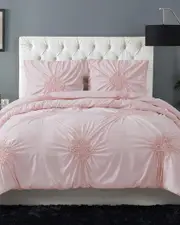 Christian Siriano Greorgia Rouched Comforter Set