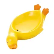 Soap Holder, Cute Duck Shaped Soap Holder with Drain, Self-Draining Soap Holder, Shower Bathroom Soap Tray Holder