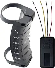 Car Steering Wheel Remote Control,Wireless Button Remote for Automotive | Compact Navigation Controller for RV Trailer Sedan