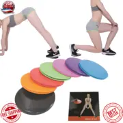 Gym Dual Sided Gliding Discs Fitness Core Sliders Home Abs Exercise Workout Pair