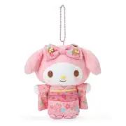 Sanrio My Melody Kimono Mascot Holder Plush Keychain 068641 Japanese Kawaii