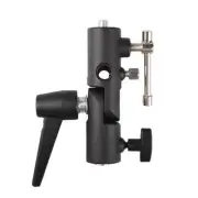 Camera Flash Bracket Adjustable Umbrella Holder Compatible With Light Stands
