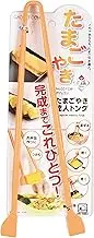 Pearl Metal CC-1239 Tongs, Orange, Total Length 11.0 x Width 4.1 x Height 0.6 inches (28 x 10.5 x 1.5 cm), Egg Yaki Tatsujin Tongs