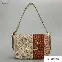 在飛比找Yahoo!奇摩拍賣優惠-專櫃款 TORY BURCH TB新款羊麂皮十多彩花刺繡大容