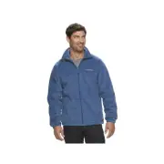 NWT COLUMBIA Flattop Ridge Fleece Jacket Big & Tall L Blue Heron LT MSRP $65