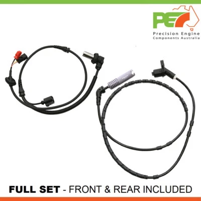 4x New * PEC * Front & Rear Wheel Speed Sensors For BMW 330i E46 3.0L M54 306S3