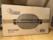 NuWave Precision Induction Cast Iron Grill With Oil Drip Pan NIB