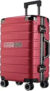 [IRYZE] Lightweight Suitcase Hard Shell Suitcase Checked Luggage Suitcase With Spinner Wheels,Carry On Luggage For Women Men Carry on Luggage, D, 20"