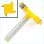 40mm x 6.35mm 1/4" CNC Spoilboard Surface Planing Router Bit 6.35mm Shank Planer