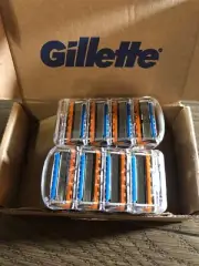 Gillette Fusion5 Power Mens Razor Blade Refills, 8 Count, Lubrastrip for a More