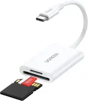 UGREEN USB C Micro SD Card Reader 2 in 1 Type C SD Card Adapter Memory Card A...